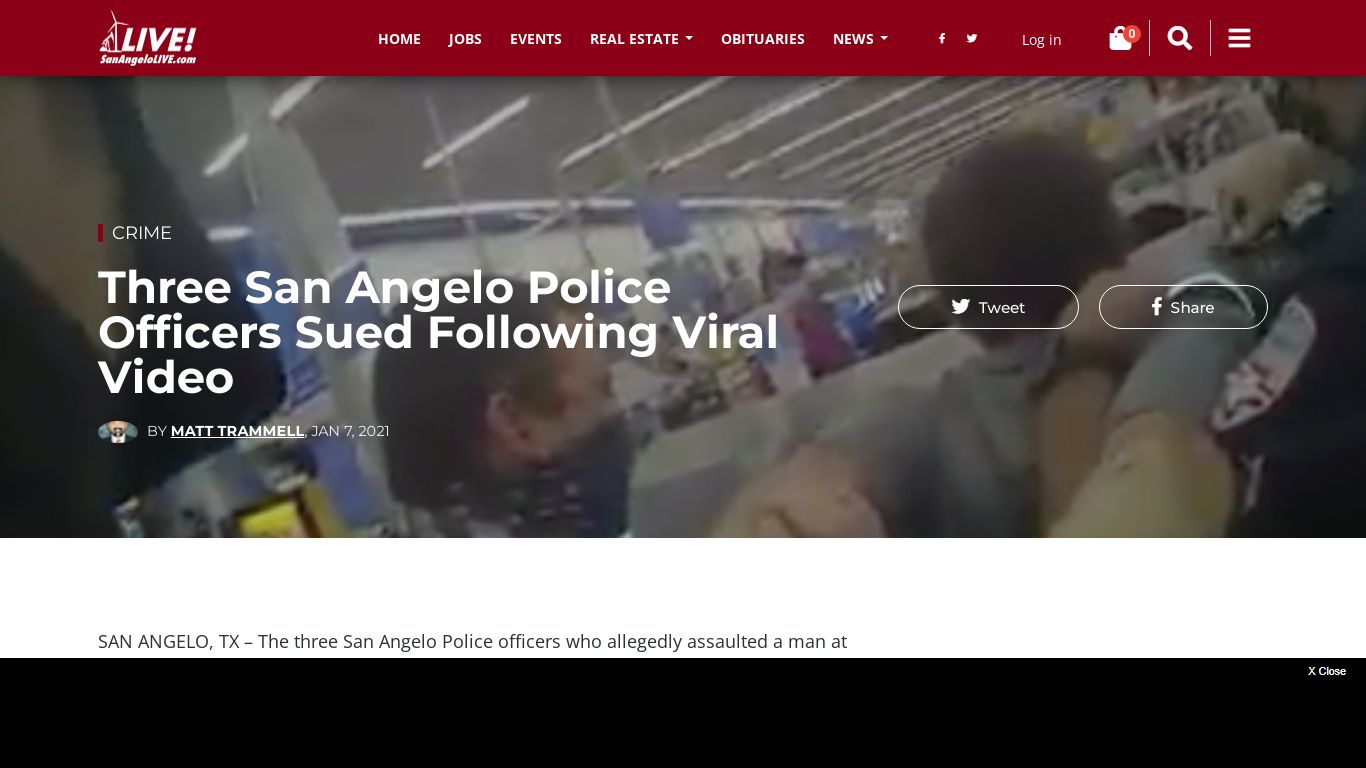 Three San Angelo Police Officers Sued Following Viral Video